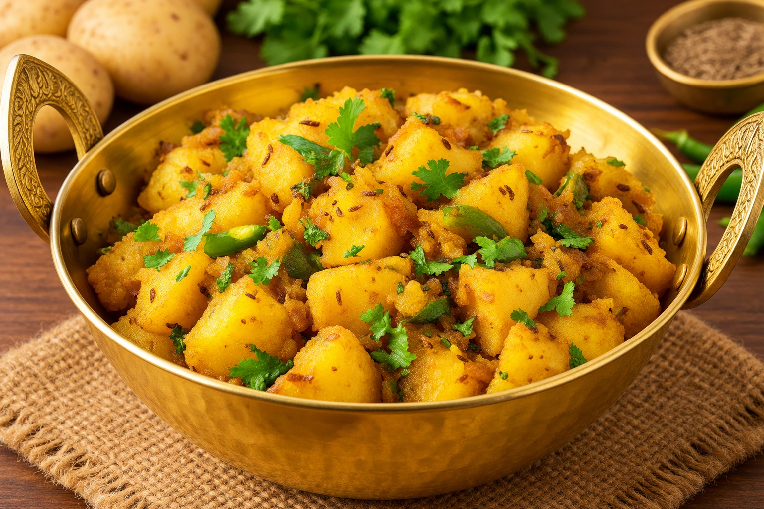 Aloo Sukhi Sabji 
