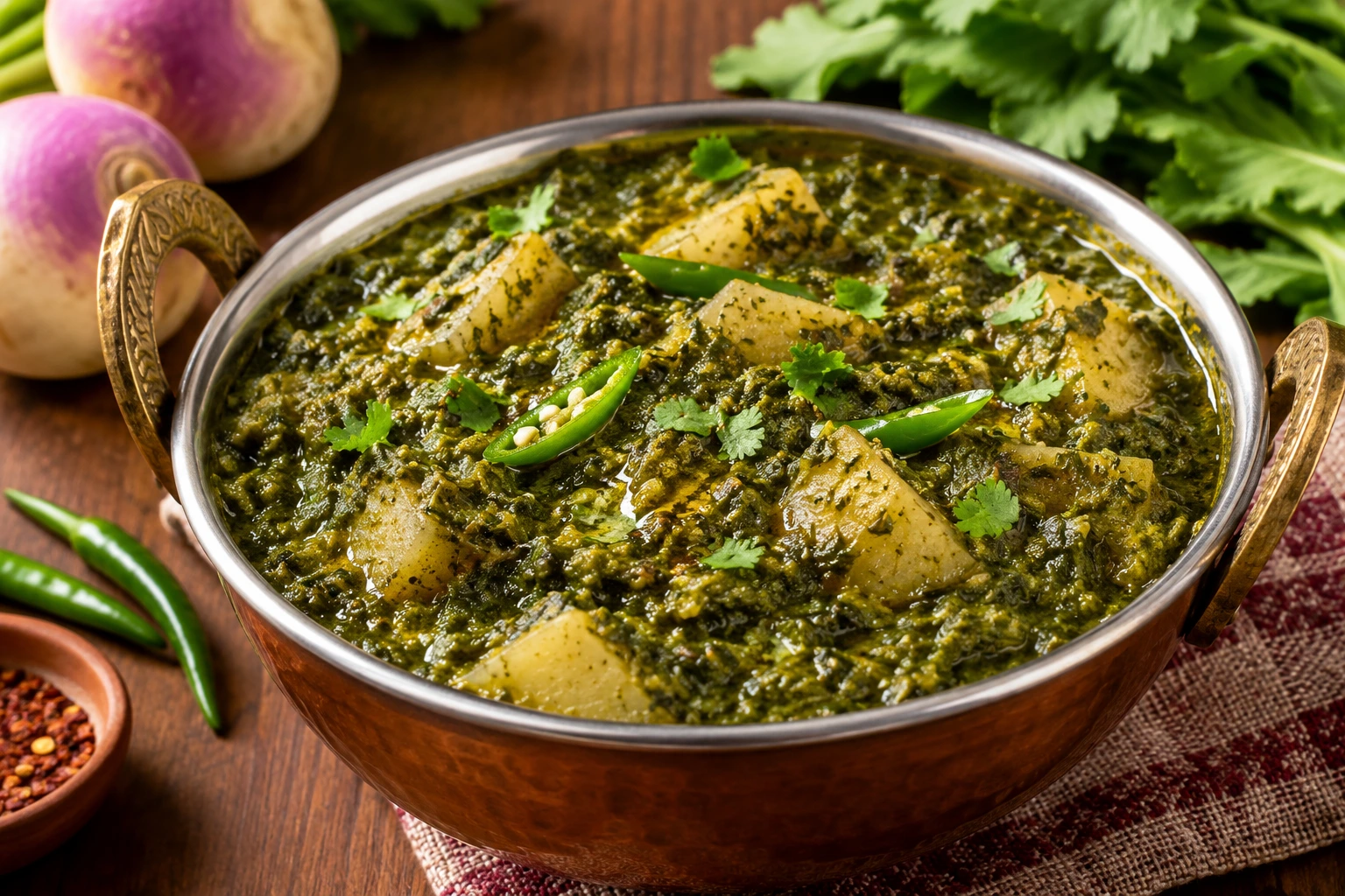 Shalgam Da Saag (Turnip)